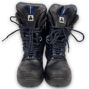 Safety Work Boots Insulated Water Resistant Aluminum Toe Protection Black 7.5